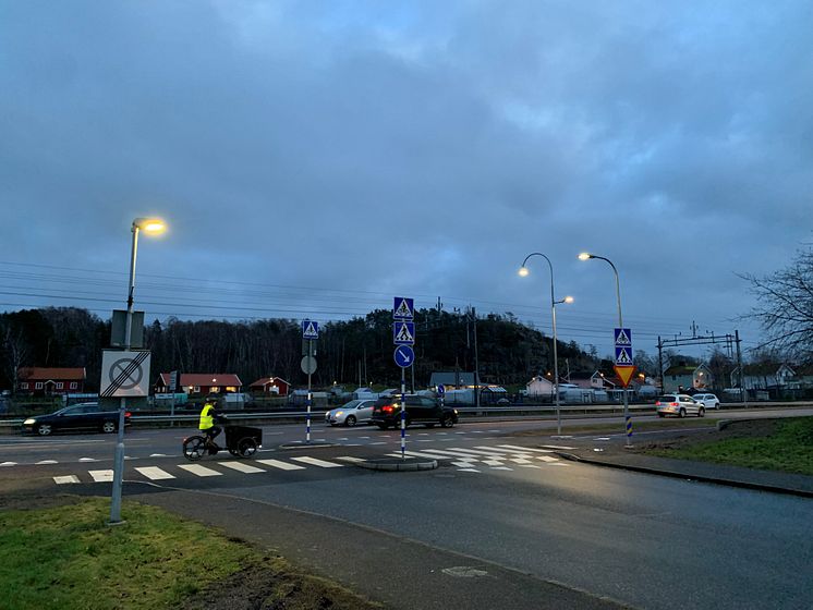 Nya cykelöverfarter i Kungsbacka