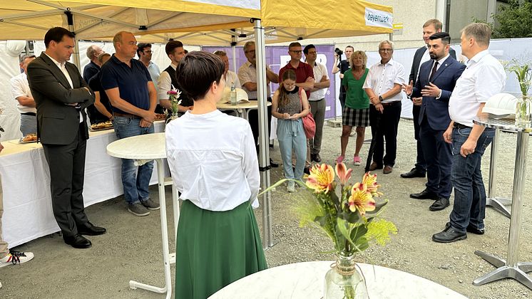 Spatenstich am UW Grafenau