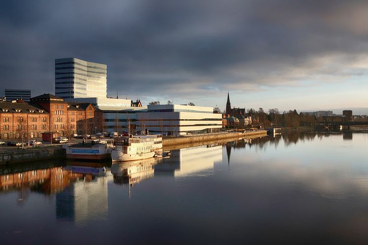 U&Me Hotel and Väven cultural arena in Umeå, Sweden