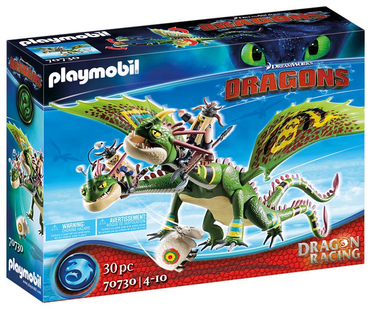 Dragon Racing Raffnuss und Taffnuss mit Kotz und Würg von PLAYMOBIL (70730)