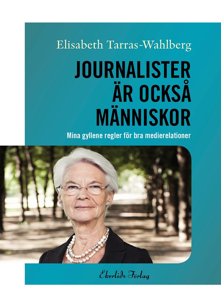 Omslag till boken Journalister är också människor av Elisabeth Tarras-Wahlberg