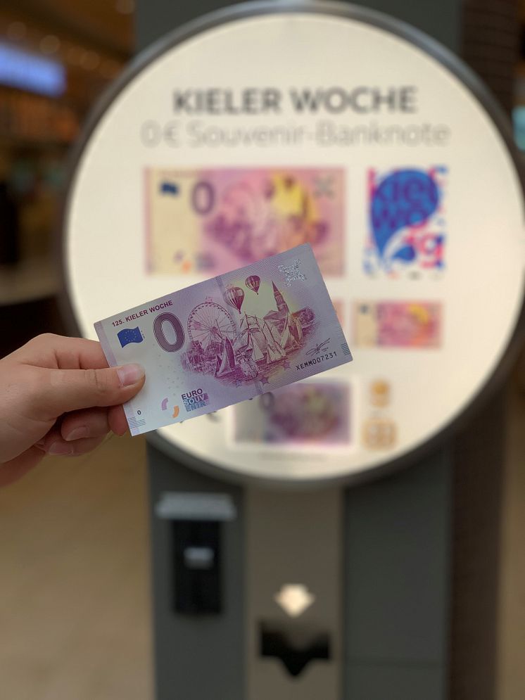 0Euro Geldschein Automat