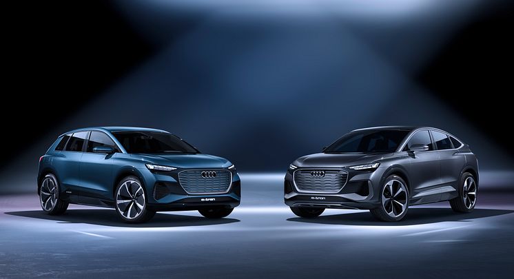 Audi Q4 e-tron concept og Audi Q4 Sportback e-tron concept