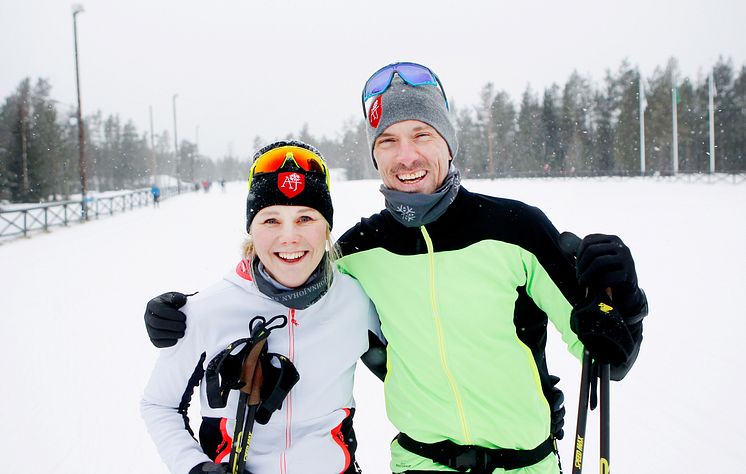 Anna och Johan Olsson Officiella Vasaloppscoacher Foto Mats Andersson