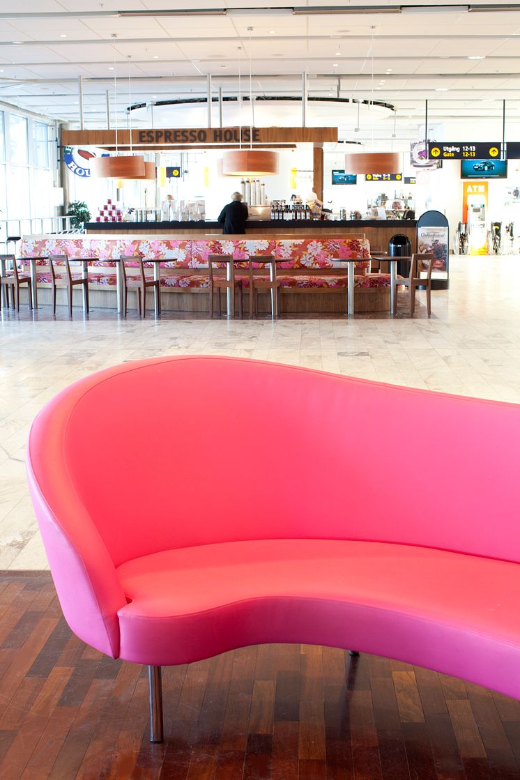 Design elements at Göteborg Landvetter Airport