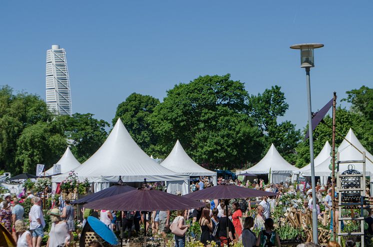 Trädgårdsmarknaden under Malmö Garden Show 2018