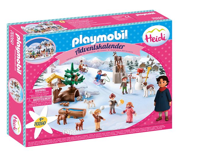 Adventskalender „Heidis Winterwelt“ von PLAYMOBIL (70260)Winterwelt_Box links