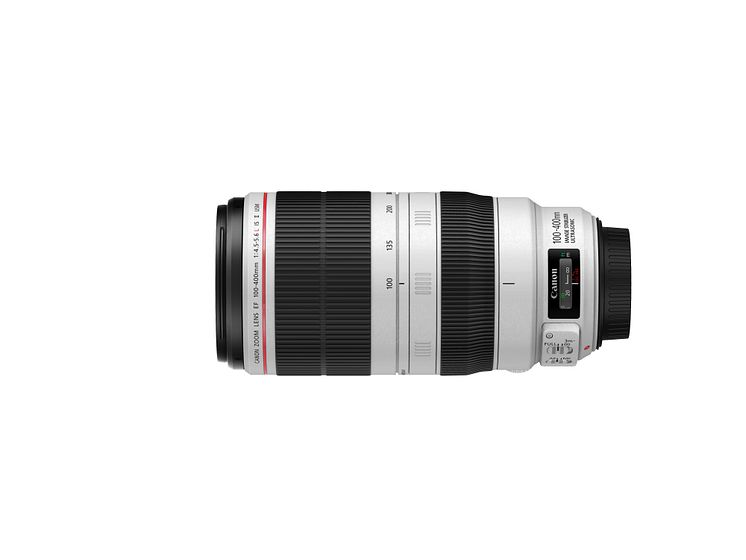 EF 100-400mm f4.5-5.6L IS II USM Top with cap