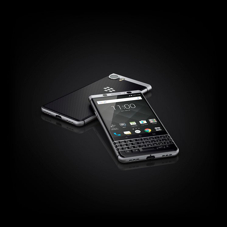 BlackBerry KEYone, highres on black