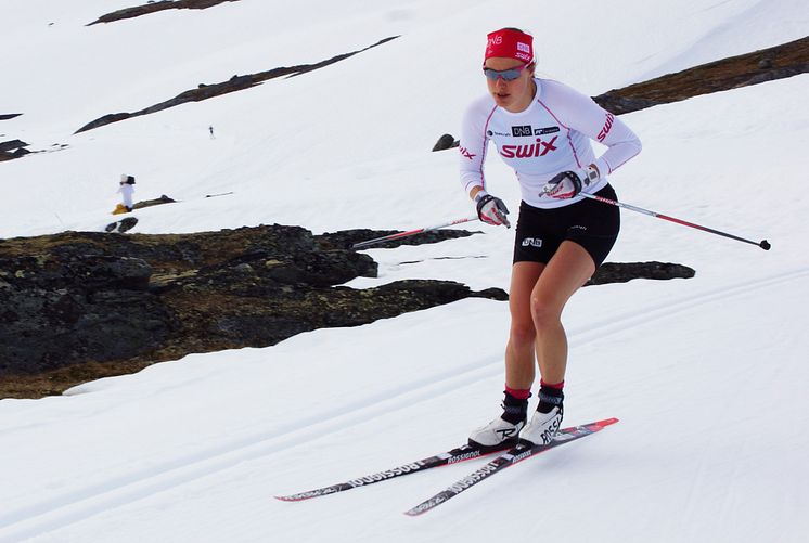 Synnøve Solemdal på Sognefjellet