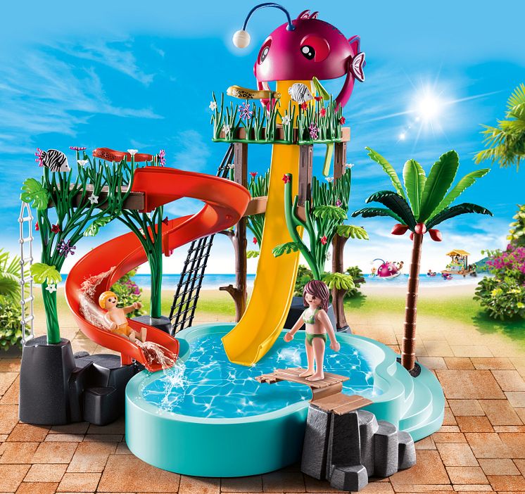 Aqua Park mit Rutschen (70609) von PLAYMOBIL