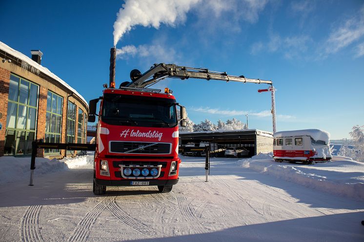 Ny kranbil, Inlandståg