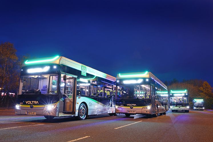 Go North East launches game-changing electric buses in Newcastle and Gateshead