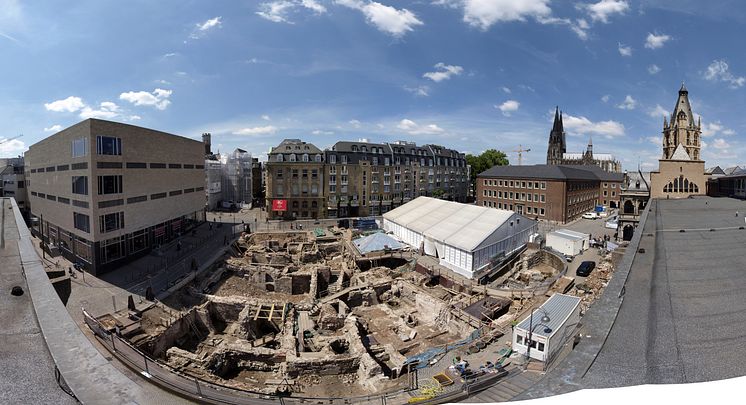 Under Kölns rådhuspalds ligger et romersk palads - det bliver snart dækket af et nyt museum