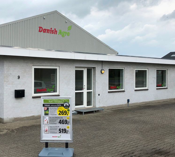 Grovvarekoncernen Danish Agro åbner ny butik i Nyborg