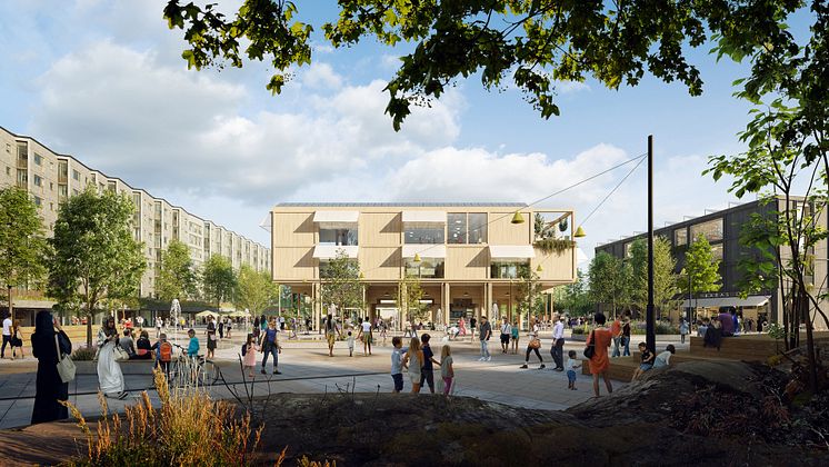 Hammarkulletorget, LINK Arkitektur