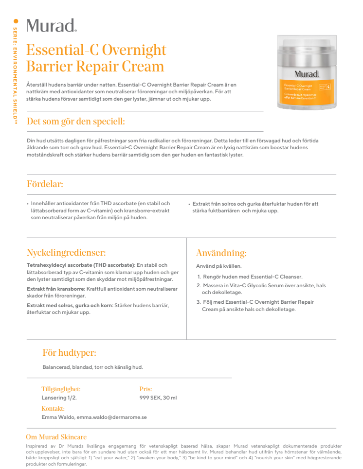 Press release Essential-C Overnight Barrier Repair Cream.pdf