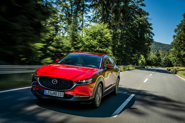Mazda CX-30 i Soul Red Crystal