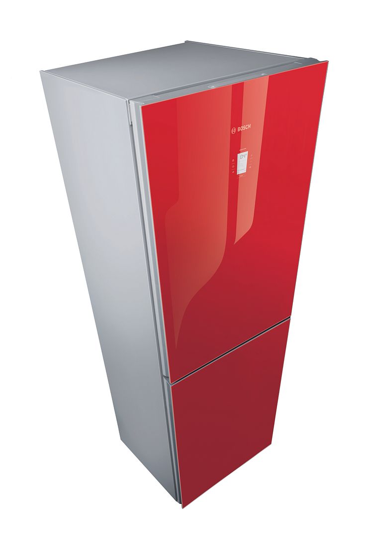 Bosch kjøleskap rødt