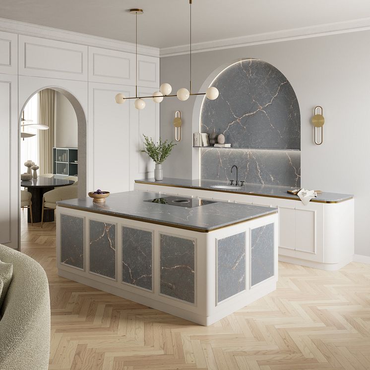 Silestone  Parisien Bleu kitchen