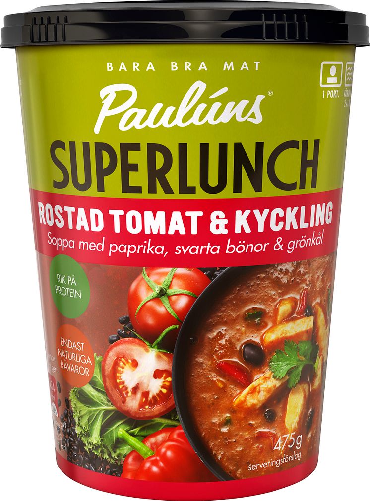 Paulúns Superlunch Tomat & kyckling