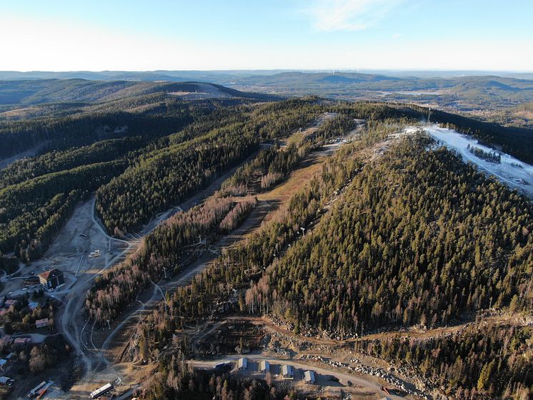 Bergsbadet planeras integreras i Öjeberget, Järvsö.