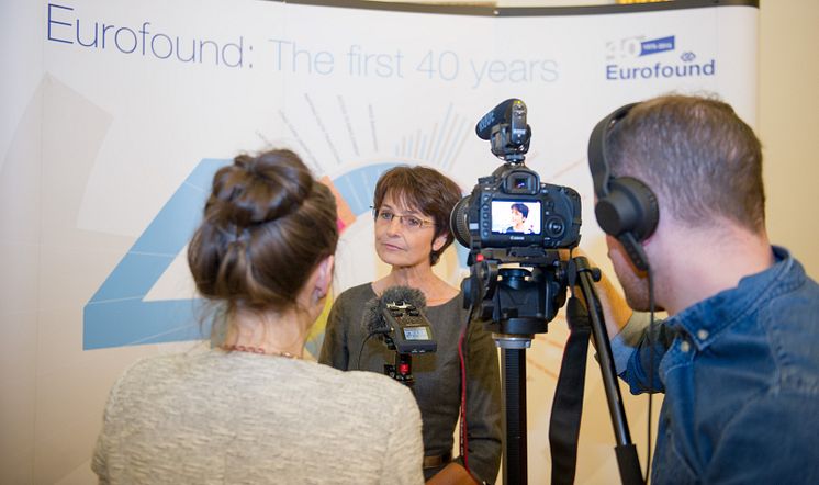 Commissioner Thyssen speaking about Eurofound
