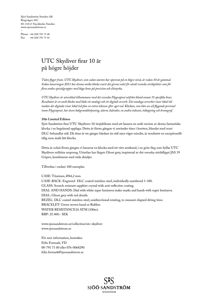 Sjoo_UTC Skydiver 10 a╠èr_pressrelease_SE.pdf