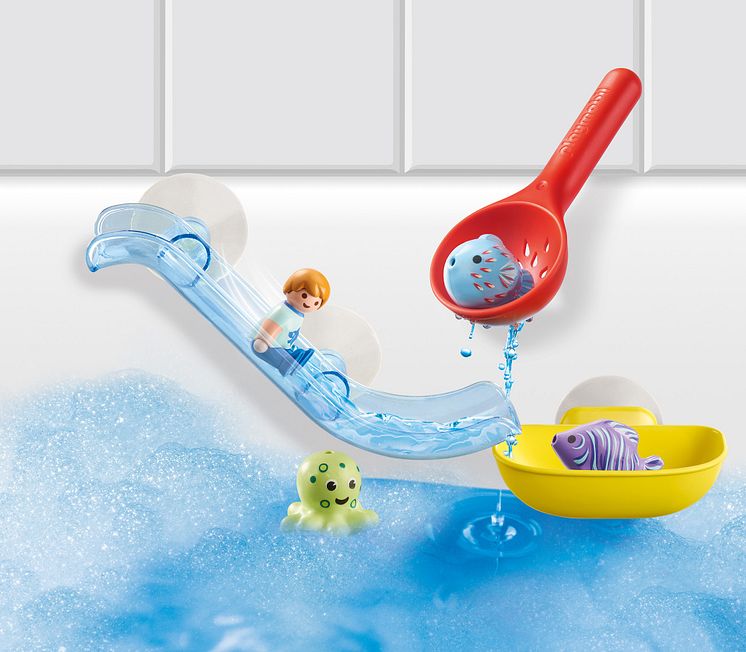 PLAYMOBIL 1.2.3 AQUA_Fangspass mit Wassertierchen (70637)