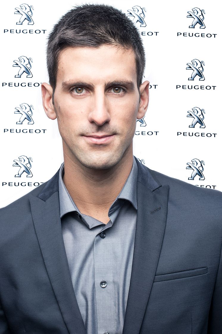 Novak Djokovic ny ambassadör för Peugeot