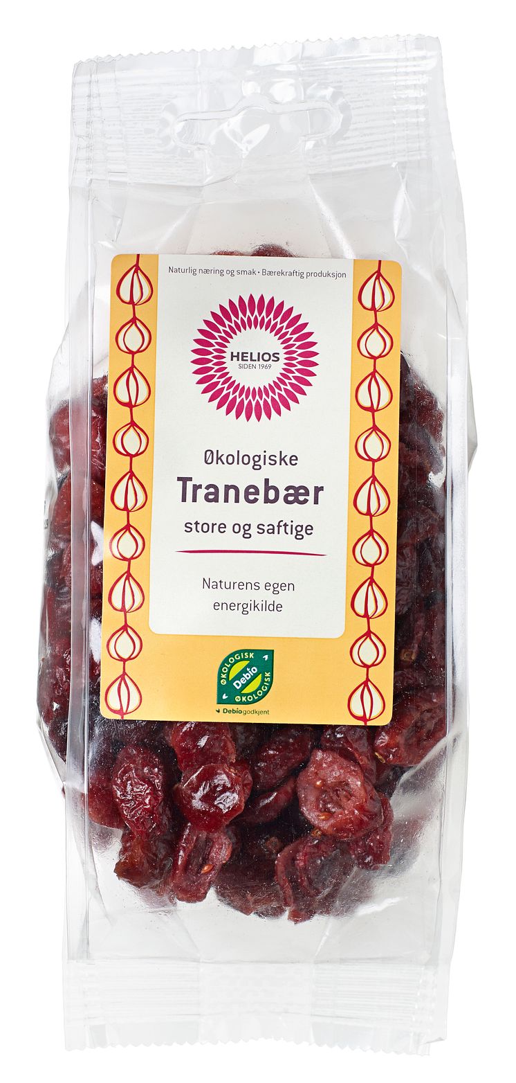 Helios tørkede tranebær 150 g