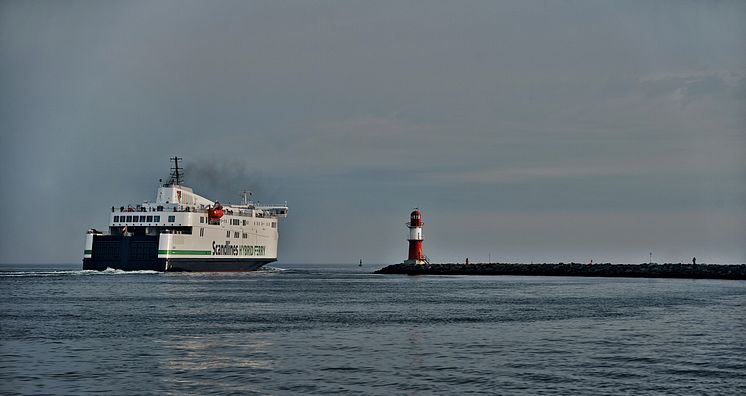 Scandlines' nye hybridfærge M/F Berlin på sin jomfrutur - 23. maj 2016