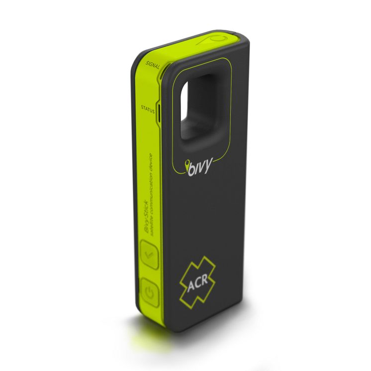 Hi-res image - ACR Electronics - The ACR Bivy Stick two-way satellite messenger, for sending SMS messages, tracking and sharing location information, accessing GPS maps, viewing live weather forecasts and initiating a distress call in an emergency