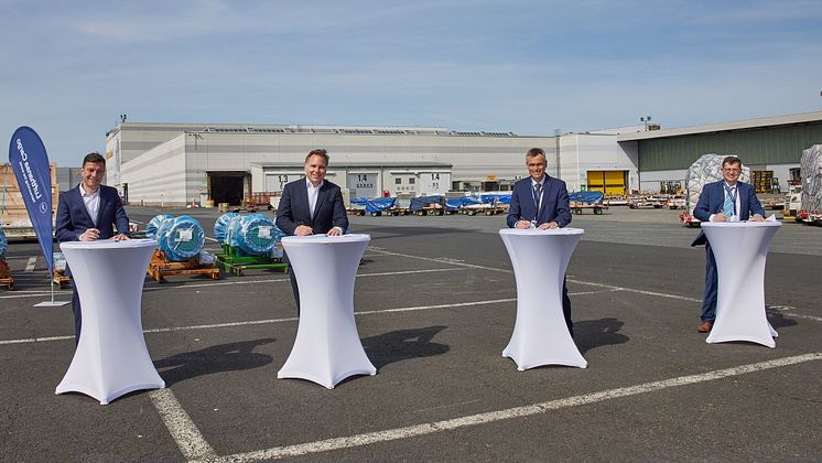 Signing ceremony Lufthansa Cargo