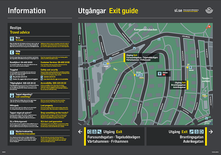 Informationstavla Gärdet