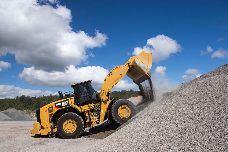 Cat 982M hjullastare - tömmer skopa