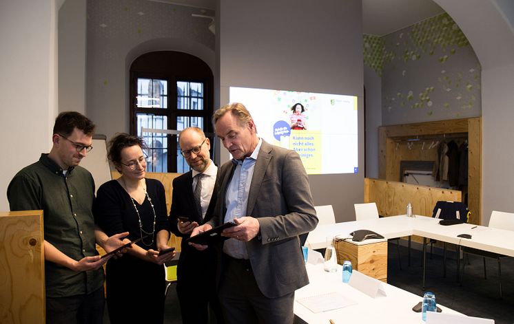 Vorstellung der Leipzig-App - Foto: Elli Flint