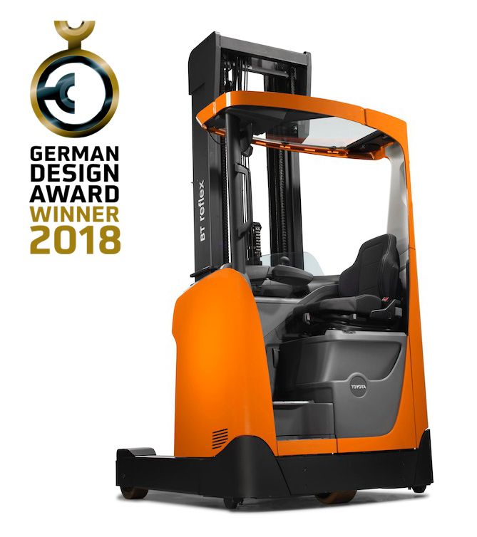 German Design Award 2018 till skjutstativtrucken BT Reflex i R-serien