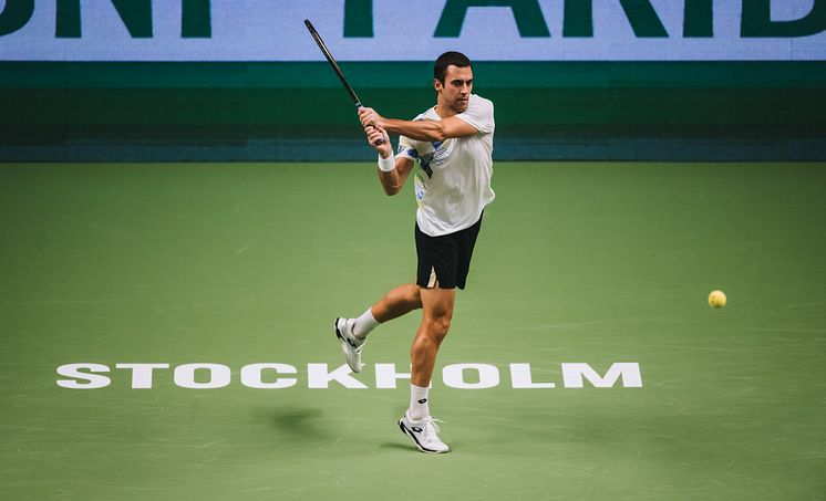 Laslo Djere at the BNP Paribas Open 2023