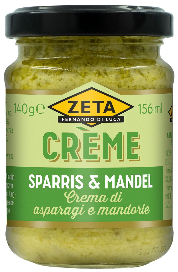 Produktbild Zeta Creme sparris och mandel