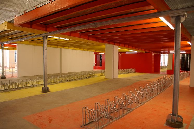 Sveriges finaste cykelparkering öppnar den 12 december i Hyllie, Malmö