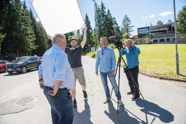 Fra pressekonferansen hvor Ford Motor Norge og forsikringsselskapet If lanserer et unikt opplæromgsprogram for unge sjåfører Ford Driving Skills for Life