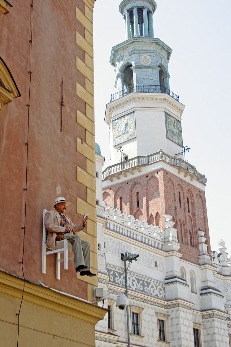 x-times people chair (Poznan, Polen)