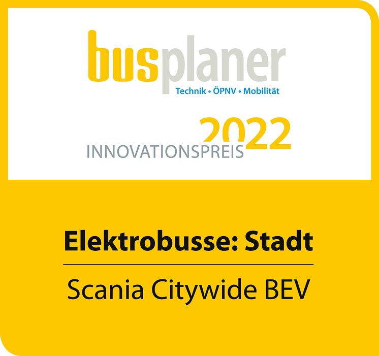 Busplaner Innovationspreis 2022
