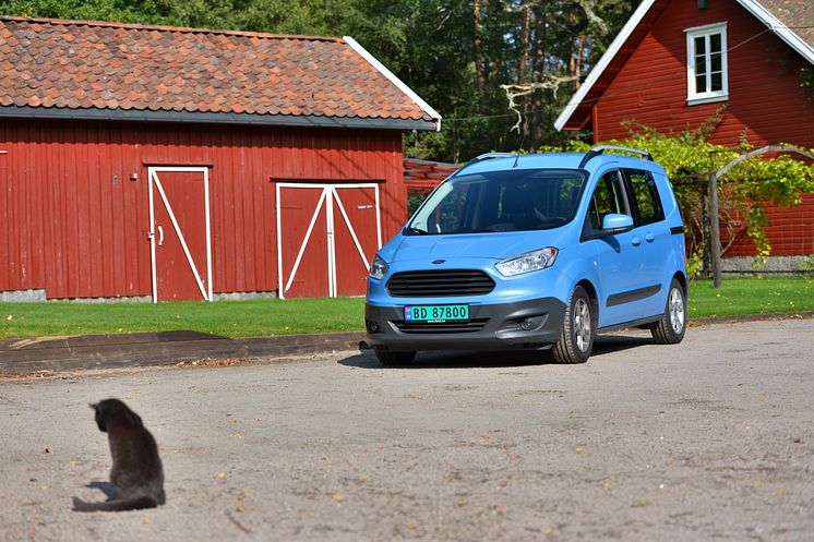 Nye Ford Transit Courier er norges minste og rimeligst varebil