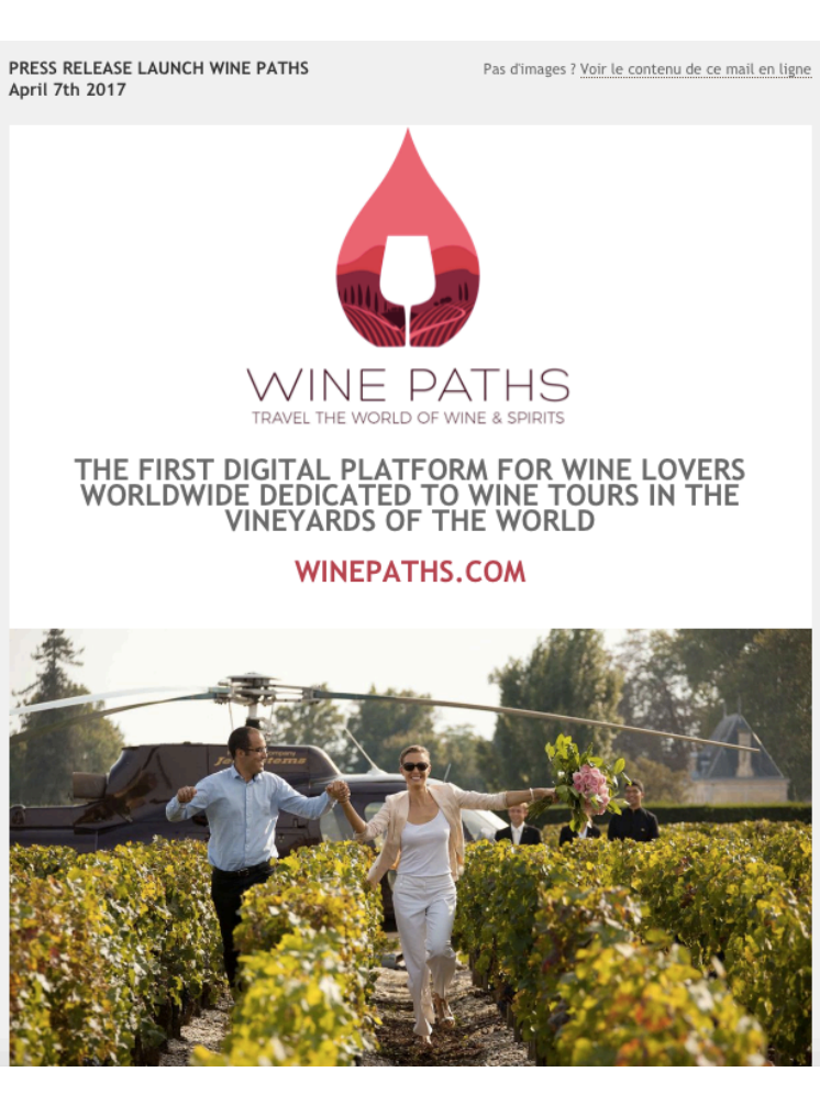 Wine Paths Launch Announcement