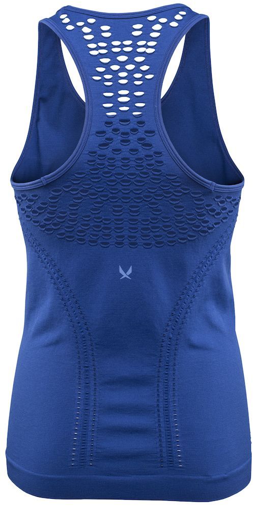 SOC W Flow Seamless Singlet_Blue_Back