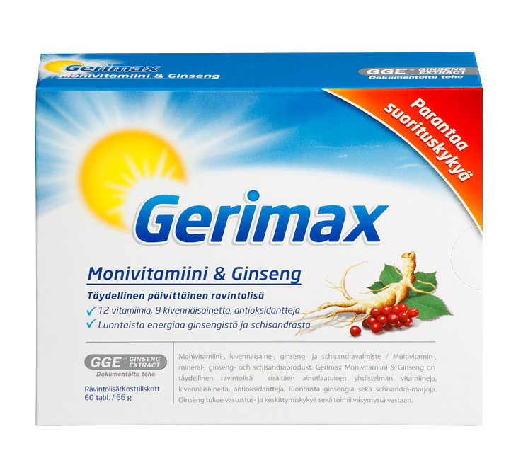 Gerimax Monivitamiini & Ginseng