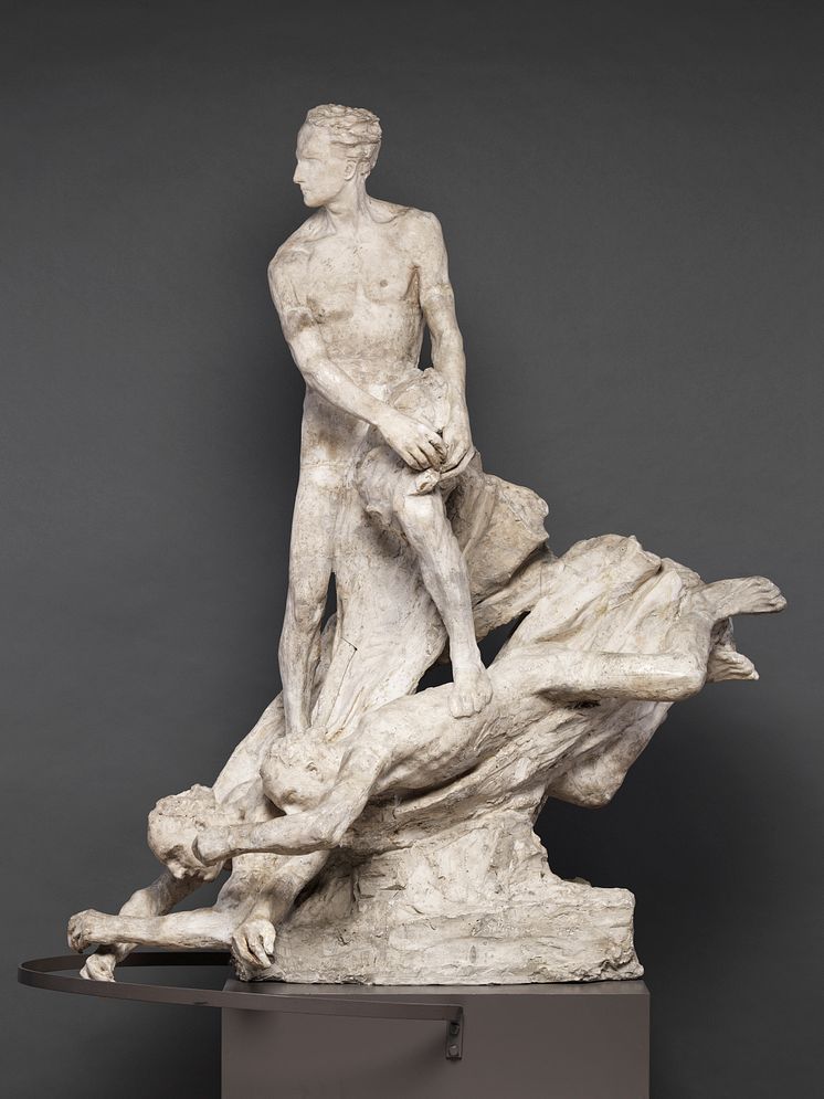 Gustav Vigeland: Sketch for the Abel Monument / Skisse til Abelmonumentet 1902. Plaster. Vigeland Museum, Oslo