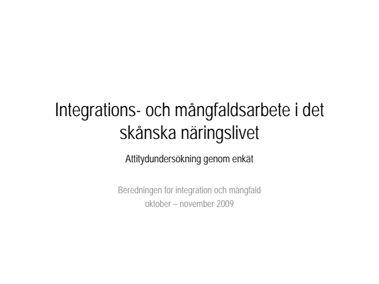 Skånska företag: viktigt med mångfald på arbetsmarknaden 